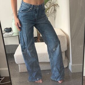 Pull&Bear Dark Blue Flare Jeans